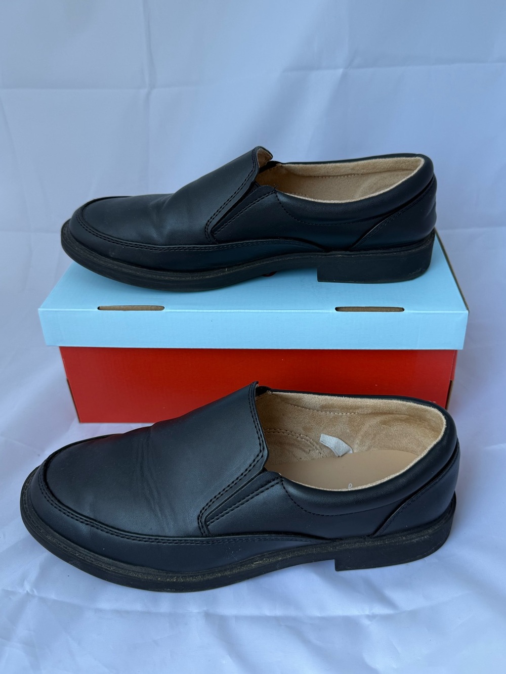 Cat & Jack Landyn Flats Boys Black Dress Shoes | Size 6 | Original Box - Picture 7 of 9
